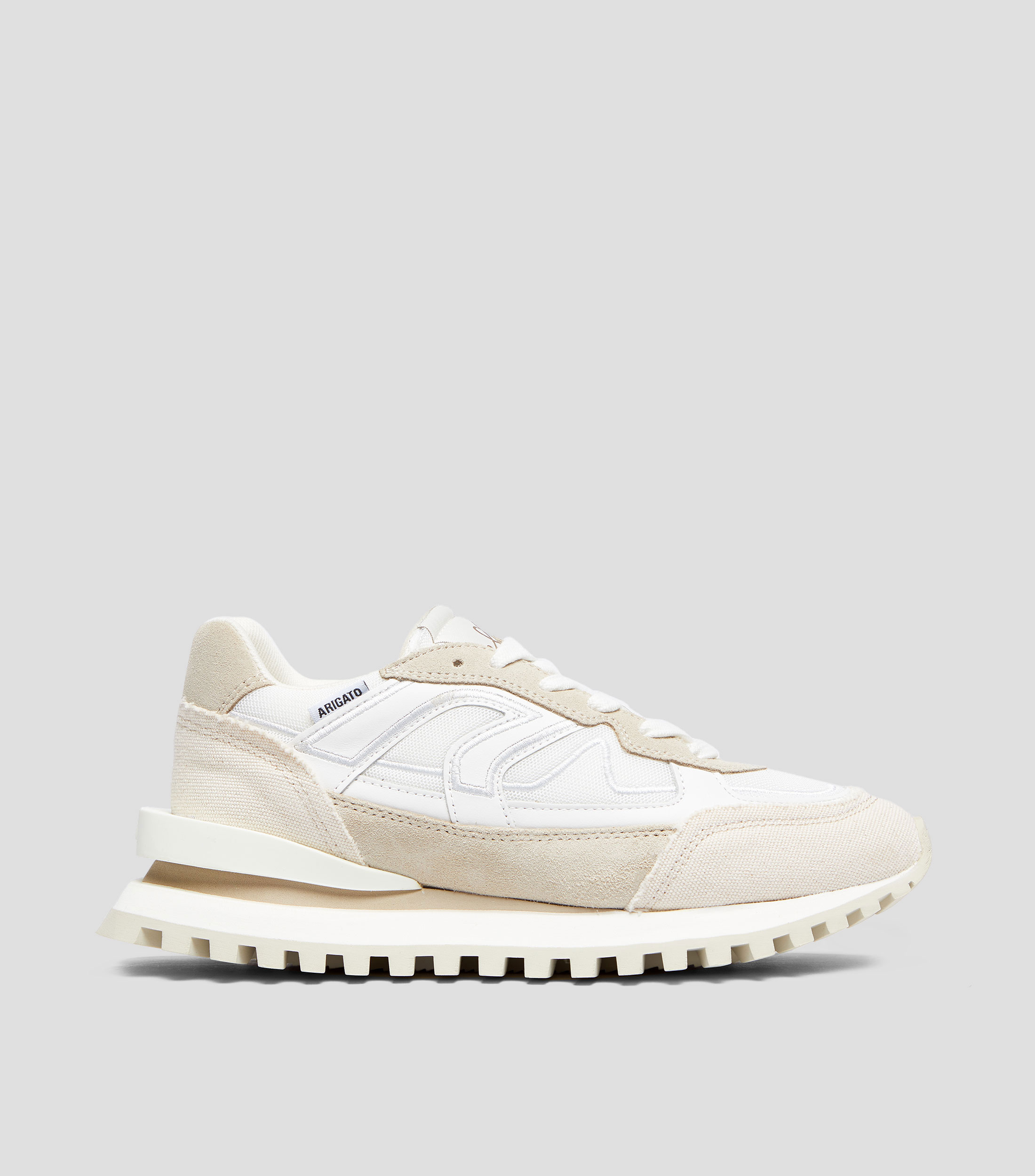 Tenis casuales Sonar en piel, blancos Mujer